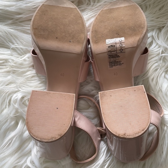 H&M blush pink platform sandals - Picture 3 of 6